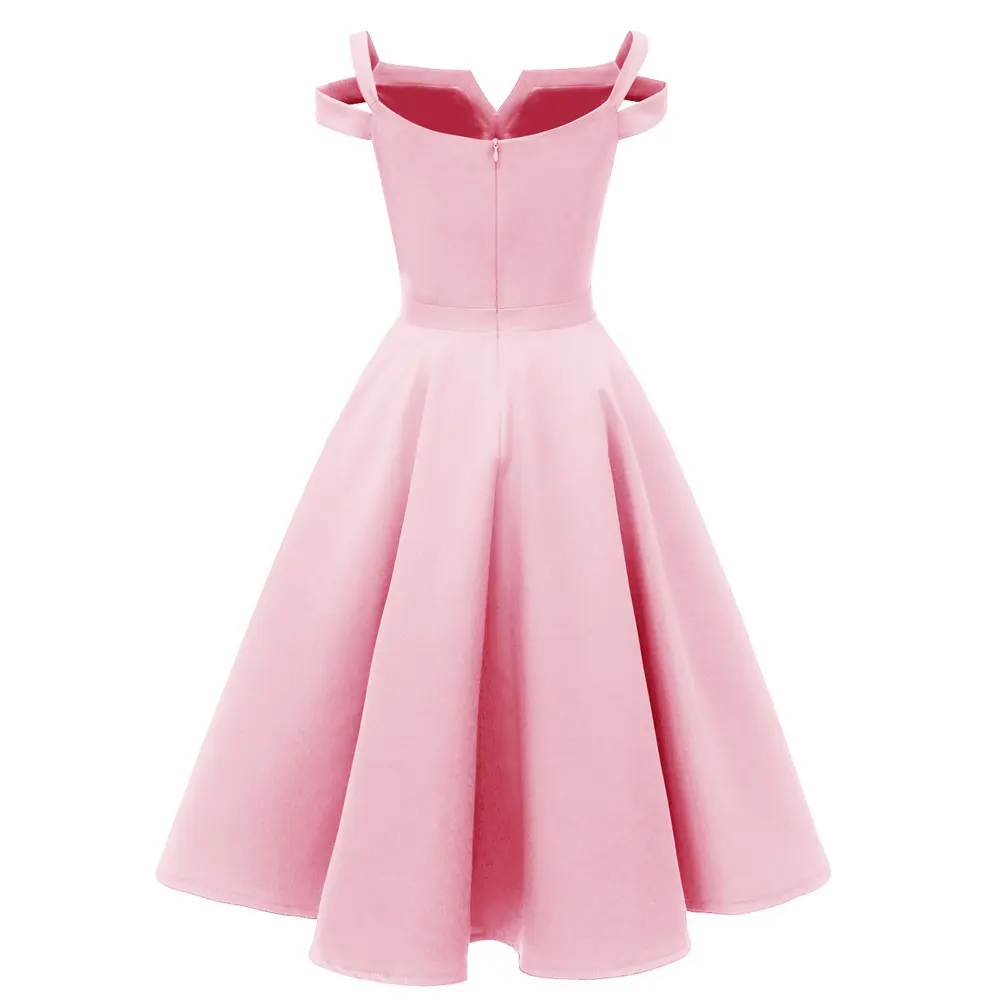 Robe de soiree розовое короткое вечернее платье элегантное вечернее платье трапециевидной формы без рукавов женское вечернее платье