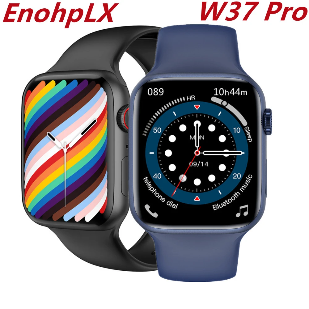 Original iwo W37 Pro Smart Watch Two Button 44mm Series 7 Wireless Charger  Bluetooth Call IP68 Waterproof Password Smartwatch|Smart Watches| -  AliExpress