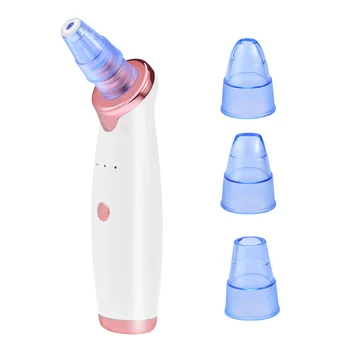 

Facial Pore Nose Blackhead Vacuum Suction Machine Blackhead Remover Peeling Pore Cleansing Face Skin Deeply Cleaner (Crystal Whi