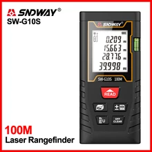 Sndway laser medidor de distância laser telêmetro fita medida laser digital handheld dispositivo ferramenta SW-TS série laser range finder
