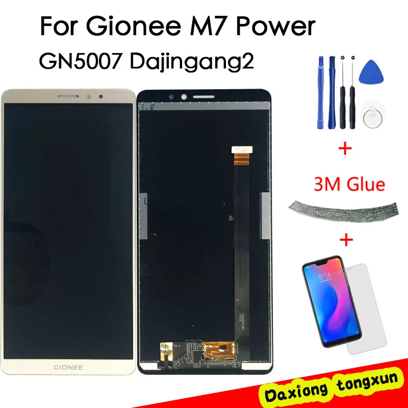 Для GiONEE M7 power GN5007/Dajingang 2 ЖК-дисплей+ кодирующий преобразователь сенсорного экрана в сборе(Не применимо GiONEE M7