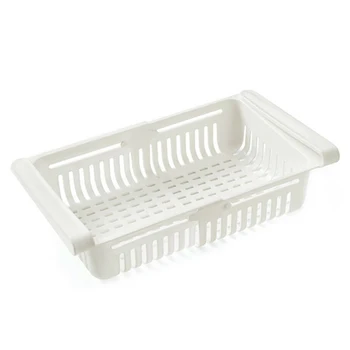 

Shelf Refrigerator Storage Box PP Hollow design Bracket Pull out Holder