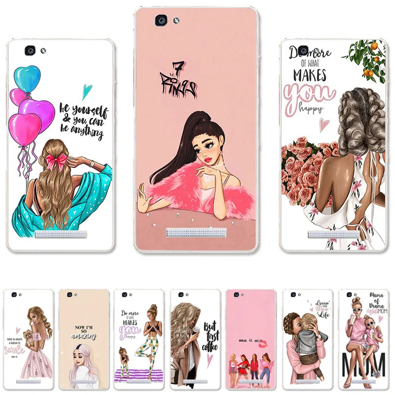 

TPU Cases For ZTE Blade A610 Plus A7 2019 A910 Axon 7 Mini Case Fashion Super Mom Baby Girl Fundas For ZTE axon 7 mini Etui Capa