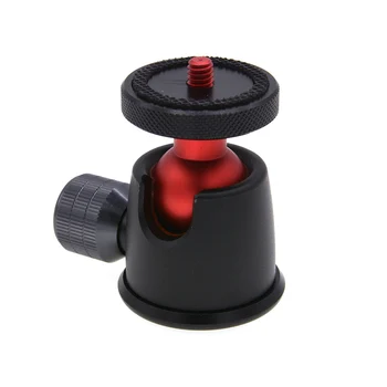 

Mini Tripod Ball Head Adapter Portable Durable Aluminum Alloy 360 Degree Swivel Ball Head 6x6x4CM EM88