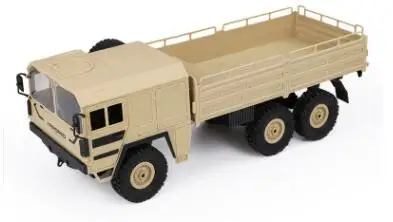 Rc автомобиль военный TruckJJRC Q64 1/16 2,4G 6WD 6 колеса Гоночные Игрушки для Дети Детские подарки PresentsOff-road Rock гусеничный RTR игрушка - Цвет: Цвет: желтый