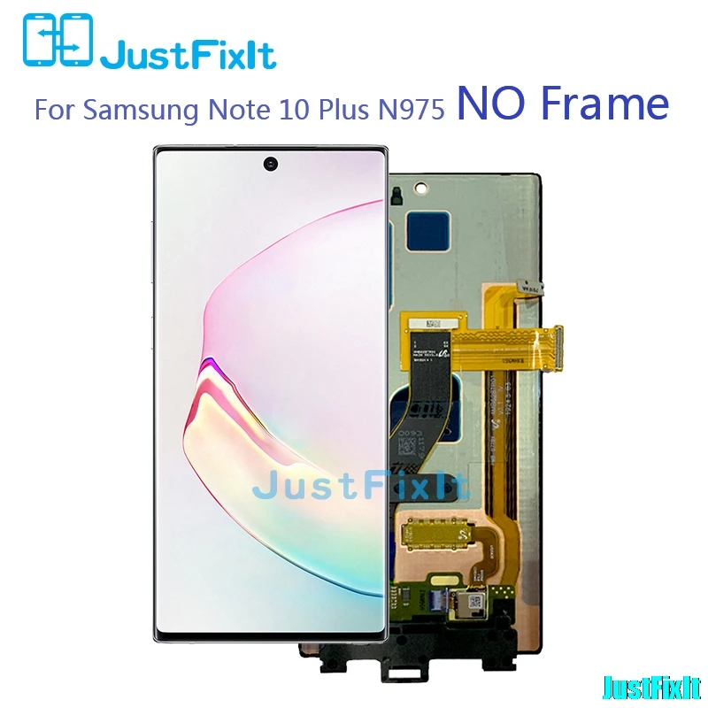 Для samsung Galaxy Note 10 plus ЖК-дисплей с рамкой дисплей кодирующий преобразователь сенсорного экрана в сборе Note10plus/Note 10+/Note 10 pro
