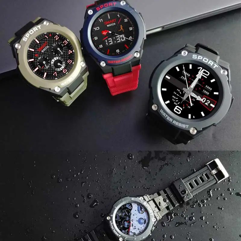 Greentiger DT97 gps Смарт-часы для мужчин монитор сердечного ритма кровяное давление запись звука Компас Барометр оповещение Smartwatch VS DT98