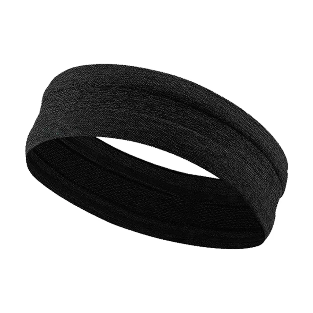 

Sports Headband 1pc Solid Womens Mens Unisex Sport Sweat Sweatband Headband Yoga Hair Band Stretch Yoga Accessories For Sports
