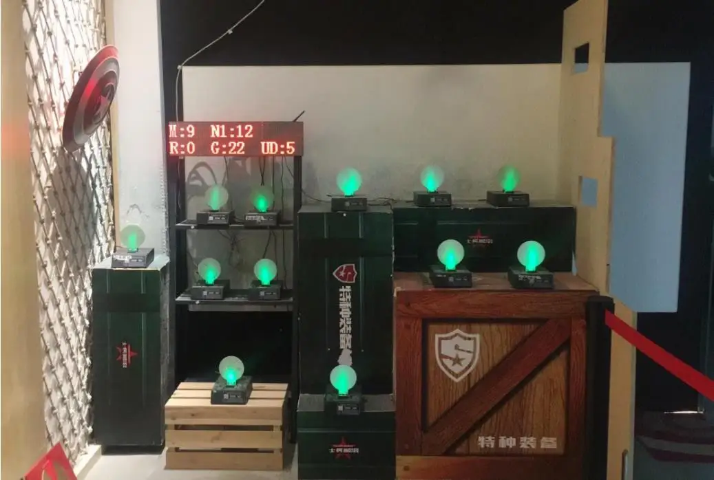 Intelligent Airsoft Target System with Laser Support Description Image.This Product Can Be Found With The Tag Names Sports Entertainment, Target system