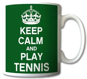 

Keep Calm and Play Tennis Mug Cup Gift