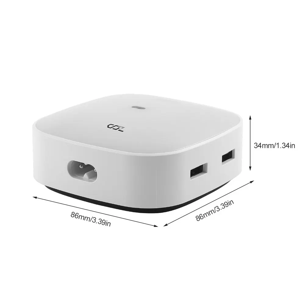 SZ Smart Ambilight зарядное устройство управление жестами Красочный Светодиодный свет 4 USB быстрое зарядное устройство светодиодный перезаряжаемый ночник