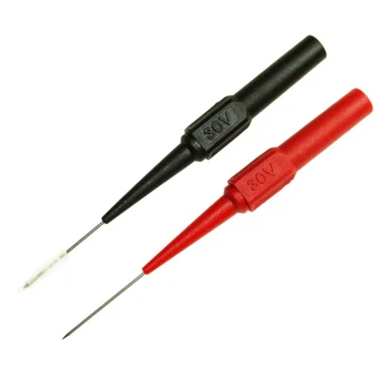 

Test probe Instrument Parts & Accessories Needle Multimeter Tools Black/Red For Banana Plug car Test Puncture Line 2pcs