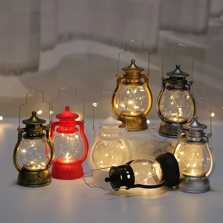 Led Vintage Lantern Battery Operated Lantern Outdoor Hanging