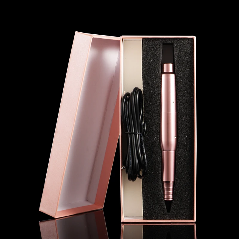 Machine pen-1 set Профессиональная Перманентная машинка для макияжа, ручка для бровей, микроблейдинг, тату-пистолет, набор для макияжа, швейцарский мотор, Прямая поставка - Цвет: Machine pen-1 set
