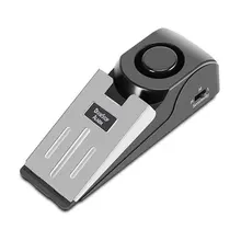 Alarme d'arrêt de porte, Portable, Vibration, sans fil, 120 Db, pour hôtel, maison, dortoir, sécurité, bouchon en forme de coin