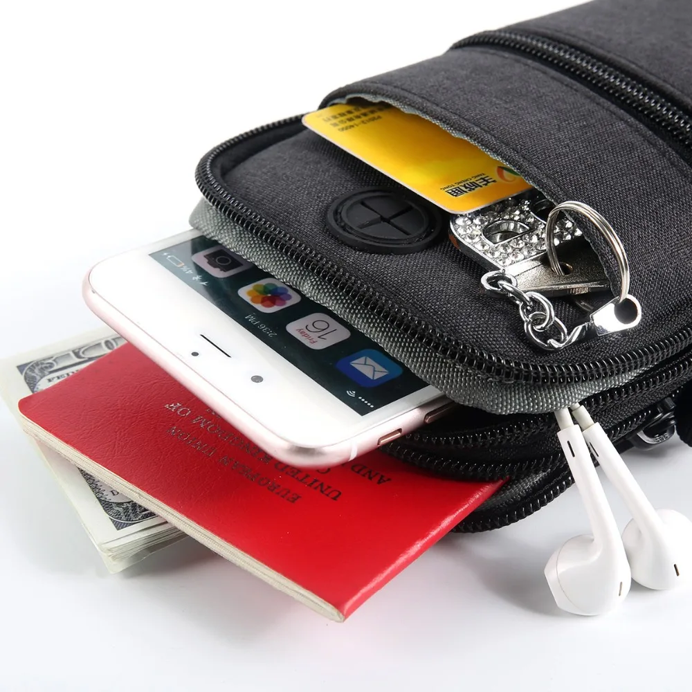 Travel Neck Pouch Passport Holder Neck Wallet Hidden Wallets For Cards Money Passport Phone Documents Mini Crossbody Bag PA09 (3)