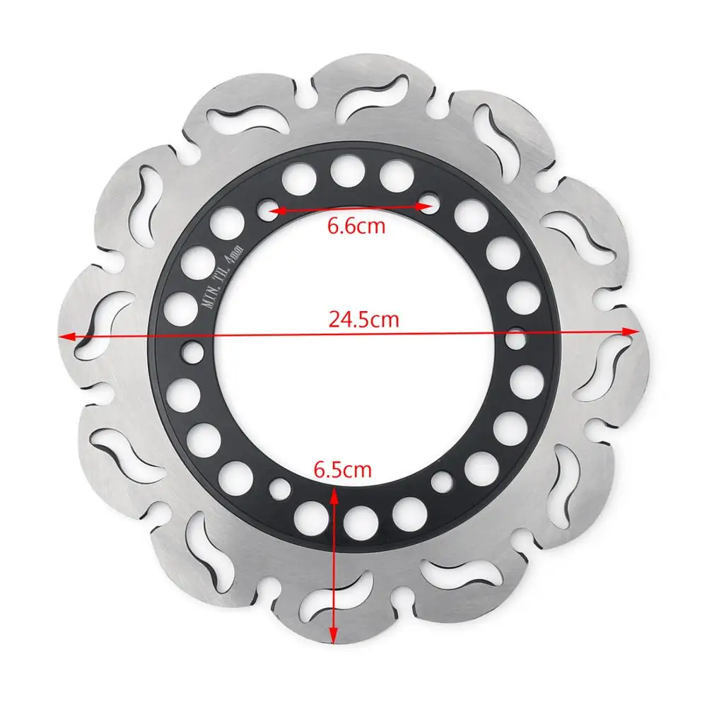 Rear Brake Disc for Yamaha XJ600N 1995-2003 XJ600S Diversion 1992-2003 FZS600 Fazer 1998-2003 SRX 600 1985-1991 TRX850 1996-1999