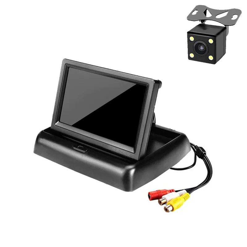 

Car Rear View Camera Reversing Parking System Kit 4.3 inch TFT LCD Rearview Monitor Night Vision Backup Camera