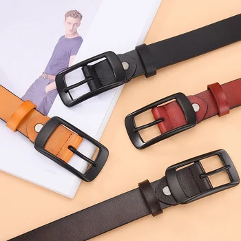 

DINISITON Female Belts For Women Genuine Leather Belt Fashion All-match Strap Cowhide Casual High Grade Quality Designer Belt