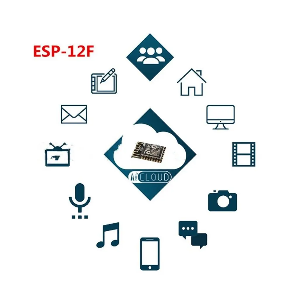5 шт. ESP8266 удаленный последовательный порт wifi приемопередатчик беспроводной модуль Esp-12F AP+ STA