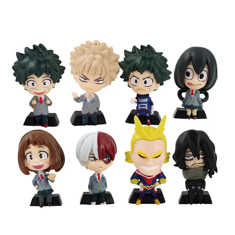 Мой герой Академия Izuku мидория Katsuki Bakugo Ochaco Uraraka Shota Aizawa Tomura Shigaraki ПВХ фигурки