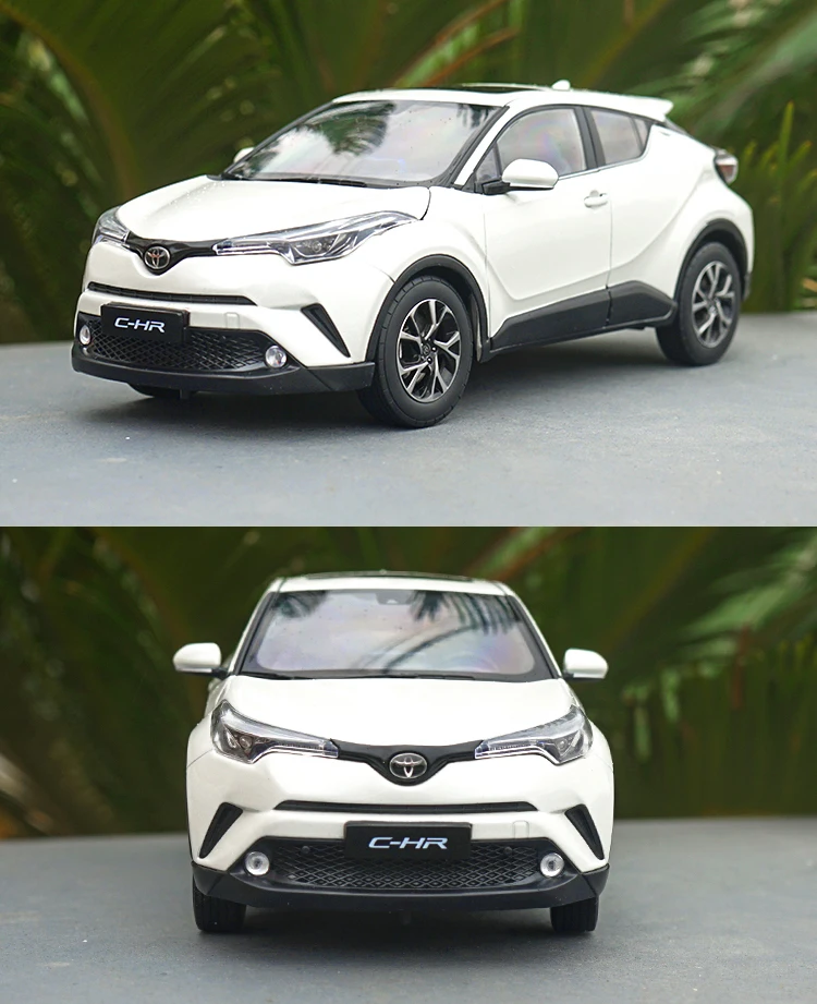 1:18 Высокая тщательная TOYOTA C-HR CHR сплав модель автомобиля статические металлические модельные автомобили с оригинальной коробкой