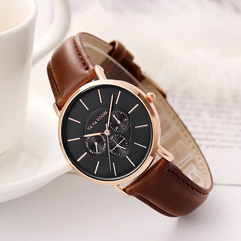 

Quartz Watches Women Fashion Casual Simple Quartz Wristwatches Sport Leather Band Ladies Vintage Watch High Quality Clock Female
