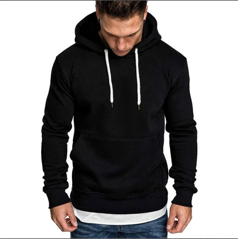 

2020 New Autumn Fashion Brand Men's Hoodies Male Casual Hoodies Sweatshirts Men Solid Color Winter brand Hoodies Sweatshirt Top