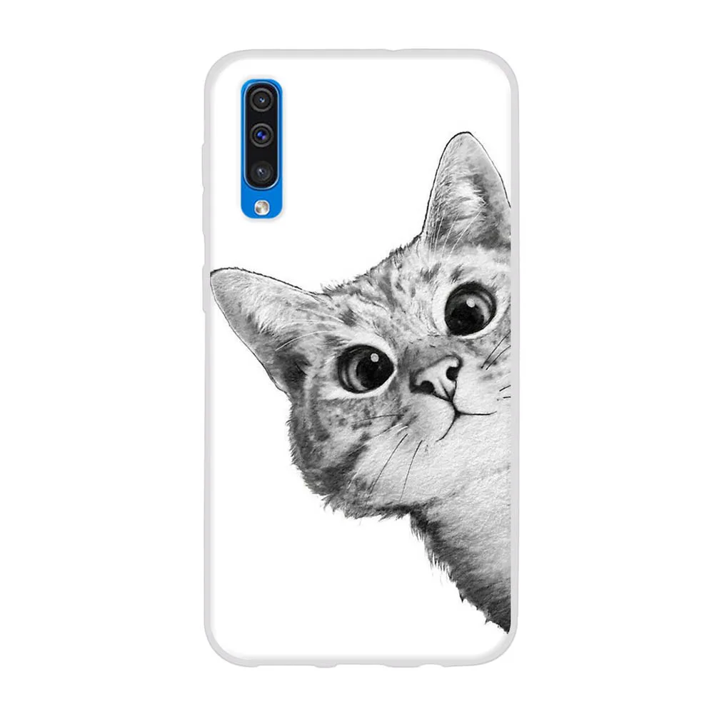 Мягкий силиконовый чехол из ТПУ для samsung Galaxy A50, A30, A20, A40, A70, A10, A40, чехол с рисунком, задняя крышка, чехол, защитный бампер - Цвет: 40