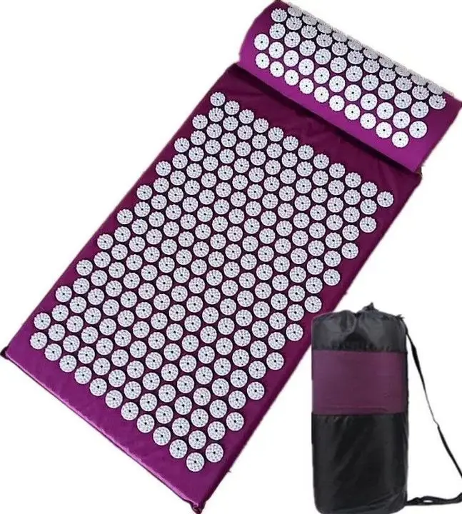 Yoga Mat Acupuncture Massage Pad Acupoint Cushion Coaster Relaxing Muscle Sports Pil |