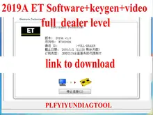 Pour Cat 2019C 2019A Cat ET ET3 technicien électronique Diagnostic pelle logiciel avec déverrouillage KeyGen actif + vidéo