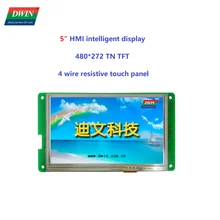 DWIN – écran tactile LCD intelligent HMI 5 pouces, module d'affichage TFT 480x272, TTL UART, panneau intelligent