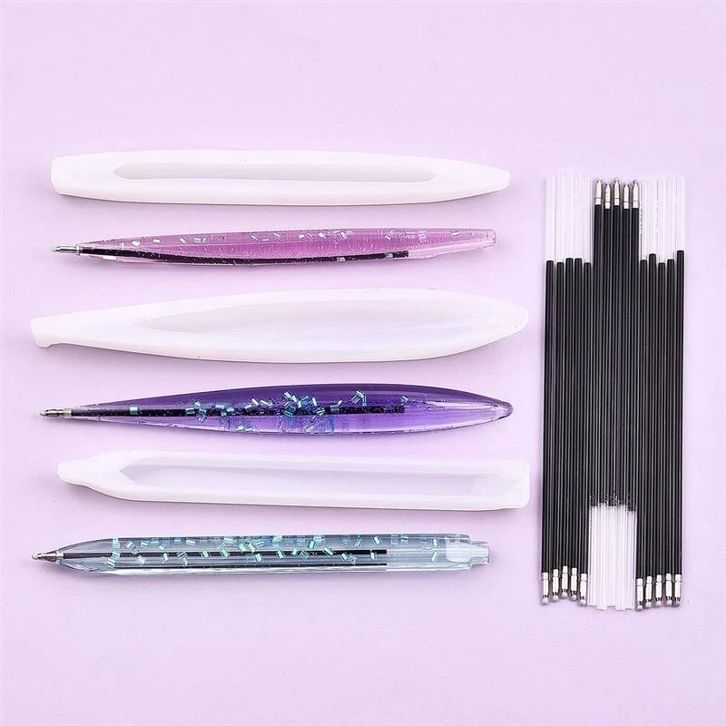 UV Epoxy Resin Mould Ballpoint Pen Mold Silicone Molds Jewelry Making Tools
