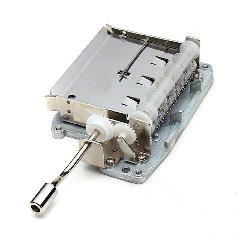 

30 Note Tapes Hand Crank Music Mechanical Musical Box with Hole Puncher 3 Strips Tapes DIY Wooden Music Boxes