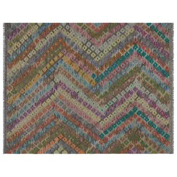 

Handmade Natural Afghan Tribal Rug Area Rug 156x197 Cm-5'1''X6'6''