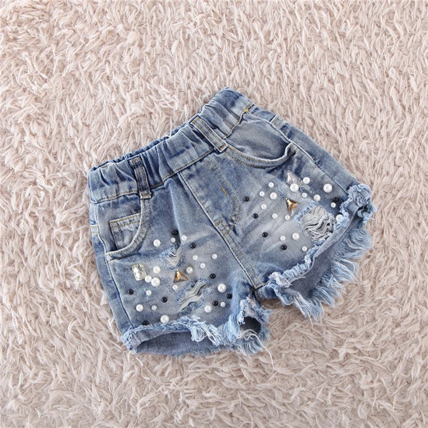 Kids Shorts Kids Girls Summer Denim Cowboy Shorts For Boys School