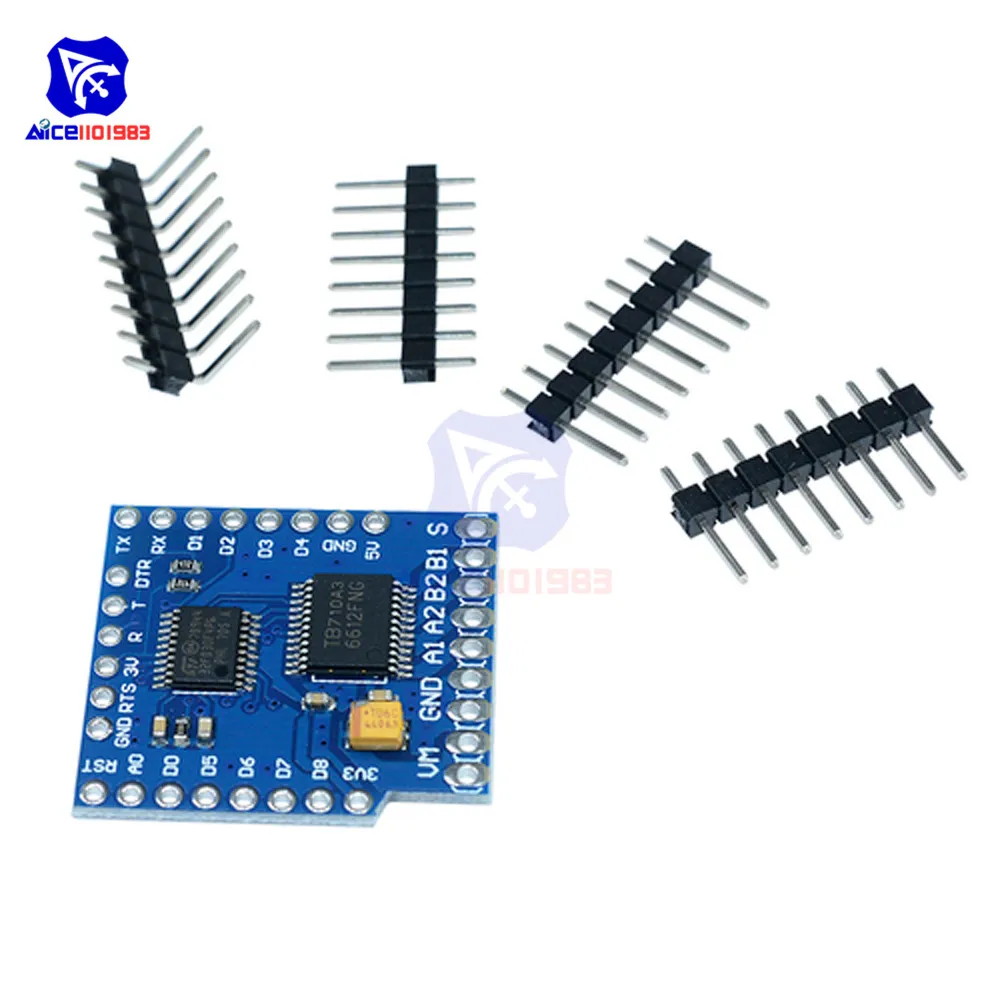 Diymore двигатель щит для WeMos D1 Мини TB6612FNG Wemos I2C двойной драйвер Щит Модуль вождения с