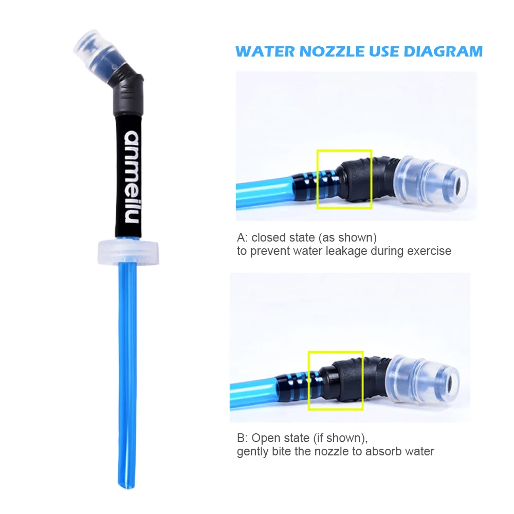 New 500/250ML Collapsible Water Bottle Reusable Drinking Water Bottle Anti Leakage With Straws For Travel Outdoor Sports Camping