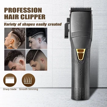 

Hair Trimmer Rechargeable hair clipper men zero-gappedbarbershop Cordless Digital close-cutting 0mm t-blade baldheaded outliner