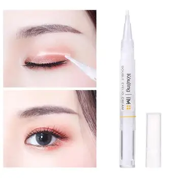 

2.5g Double Eyelid Gel Styling Cream Double Head Eyelids Glue Waterproof Long Lasting Magical Eye Lids Cream Makeup Tool