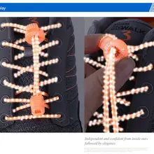 1 пара 120 см Светоотражающие светящиеся эластичные шнурки для ночных пробежек, кроссовки для ленивых шнурков, парусиновая обувь, светящиеся шнурки с пряжкой