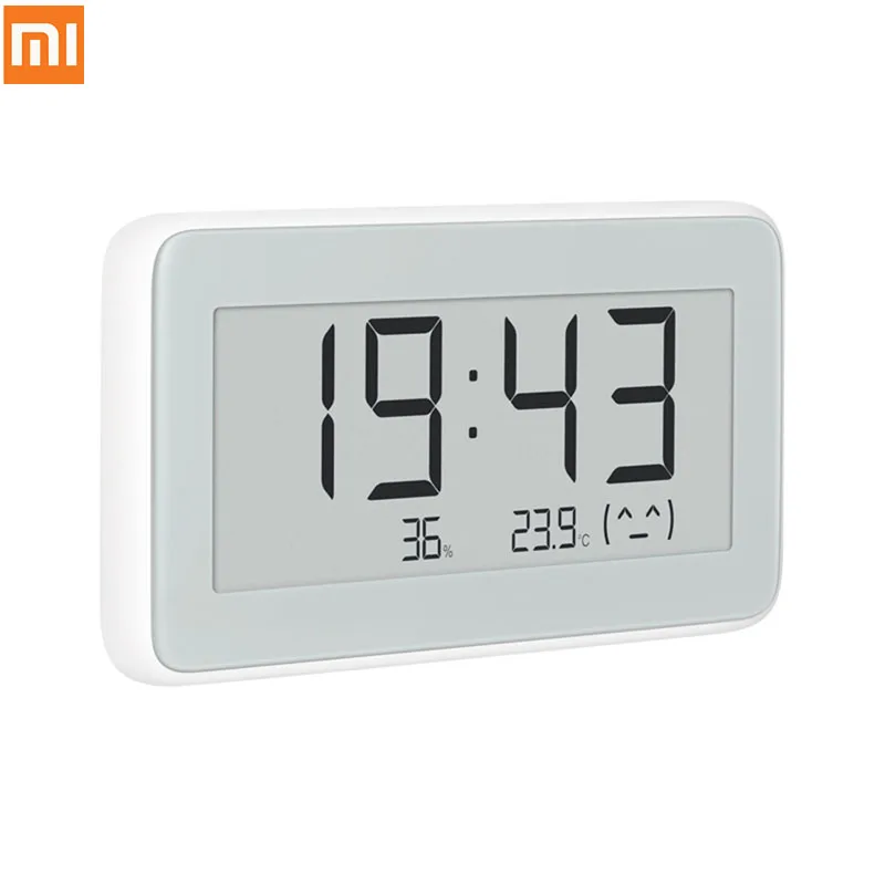 Умные Электронные часы Xiaomi Mi Mijia электронные цифровые с контролем температуры и