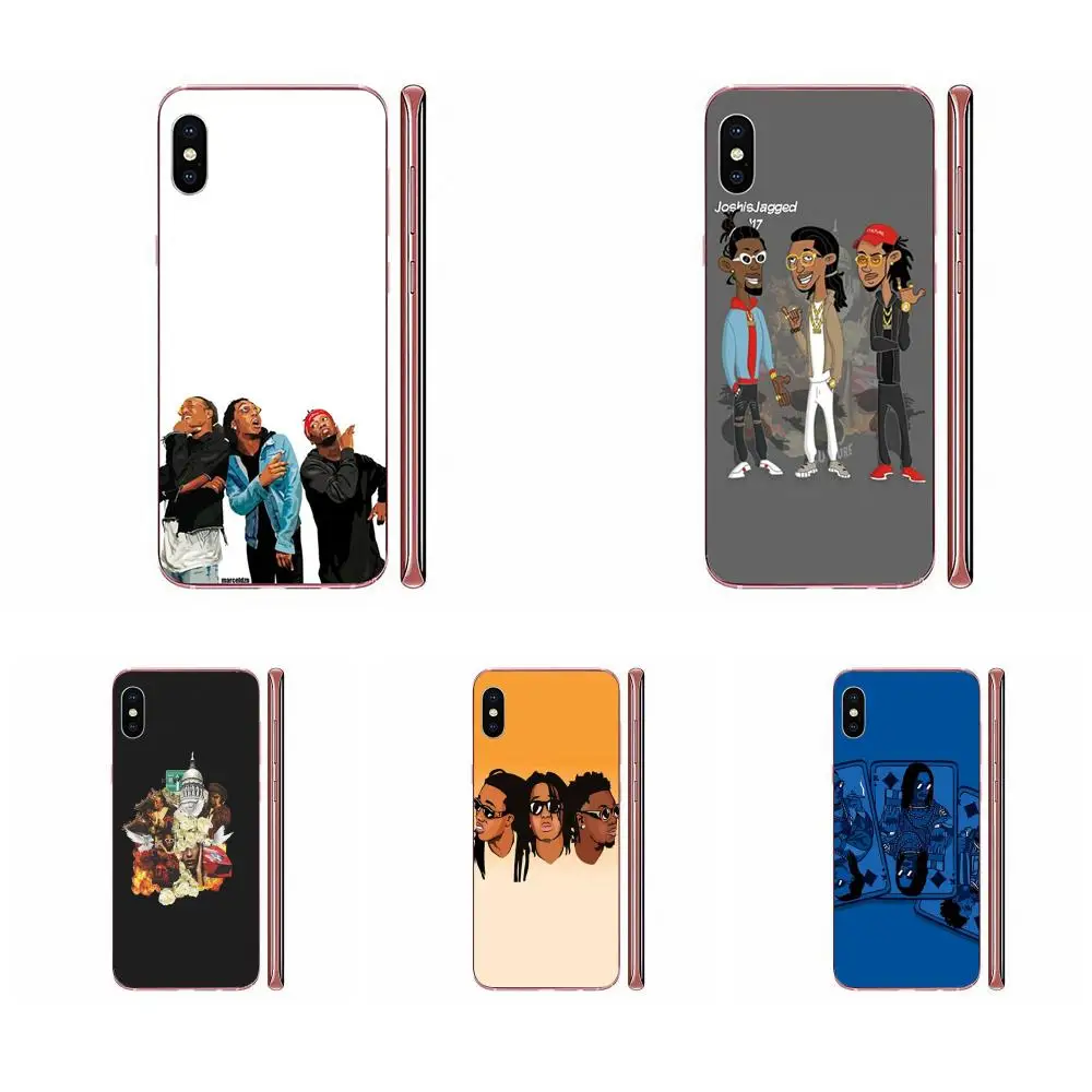 Защитный чехол для телефона Samsung Galaxy Note 5 8 9 S3 S4 S5 S6 S7 S8 S9 S10 5G mini Edge Plus Lite Funny Hip Hop Migos