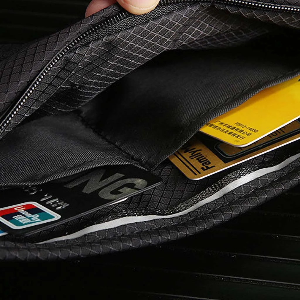 Belt Purse Small waist bag Outdoor Anti-theft Passport Bag Multi-function Certificate Package Sport Bags Chest Phone Pouch