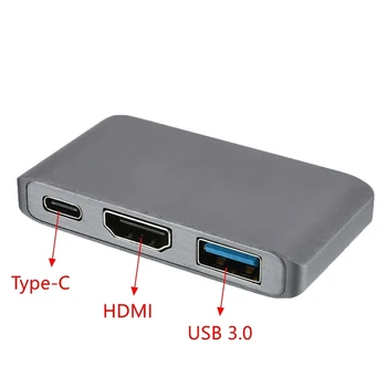 

Type C HUB To HDMI 4K Dex Station For Samsung Galaxy S8/S9 Note 8/9 Nintend Switch With PD USB 3.0 for New Ipad Pro/Macbook Pro