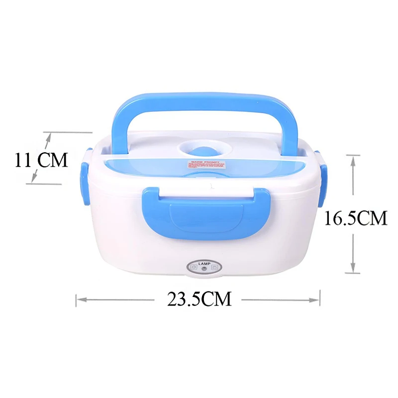 1.05L Portable Electric Heating Lunch Box Container Food Storage Warmer With Spoon EU/US/UK Plug kitchen Electric Meal Warmer