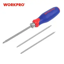 Workpro chave de fenda conjunto 6-em-1 casa reparação chave de fenda bits conjunto torx hex fenda phillips hex bits com telescópica(China)