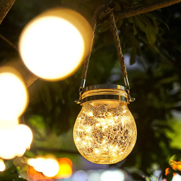 Современный водонепроницаемый светодиодный светильник со стеклянным шаром, теплый белый, холодный белый солнечный светильник для наружной террасы, сада, Рождественского украшения