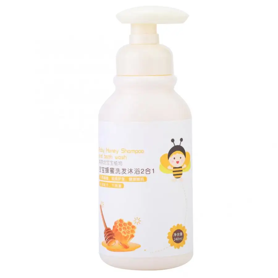 Массаж 240 мл 2 в 1 для Мёд шампунь гель для душа увлажняющий, питательный волос на теле детскую кожу ухаживающий расслабляющий массаж
