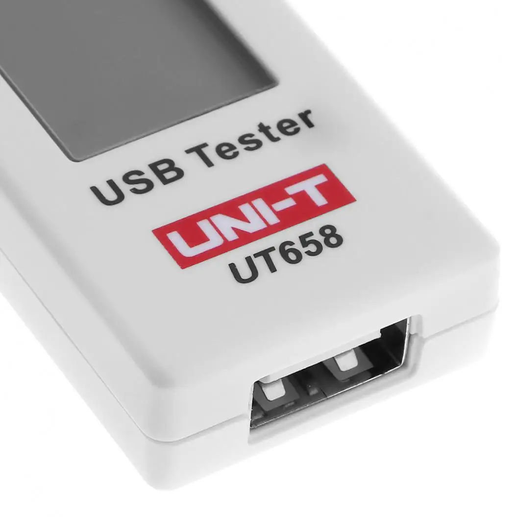 UT658 9V 3A Портативный USB цифровой монитор напряжения измеритель тока тестер емкости с ЖК-дисплеем и подсветкой